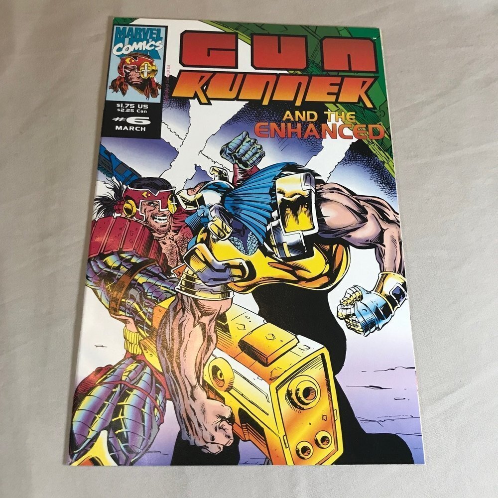 Vintage Marvel Gun Runner Comic Book No. 6 1994